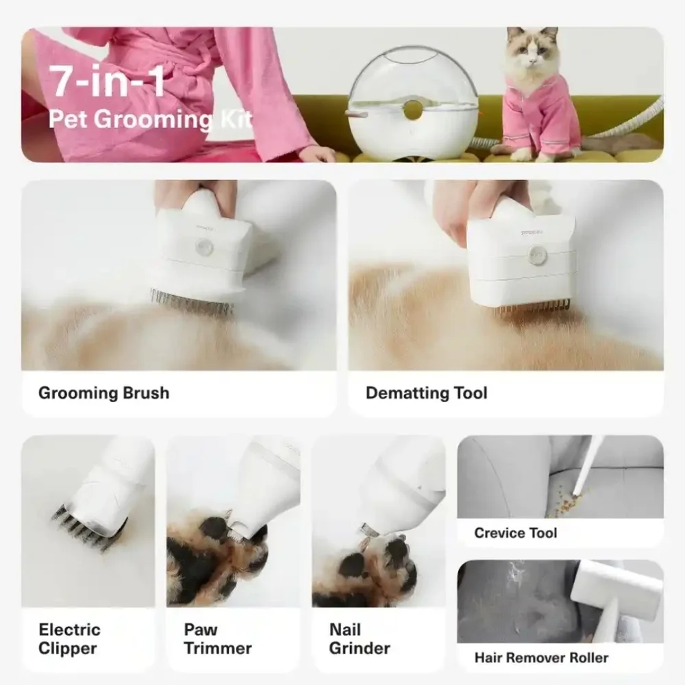 Neakasa S1 Pro 8-in-1 Pet Grooming Vacuum for Dogs Cats